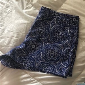 Geometric pattern shorts
